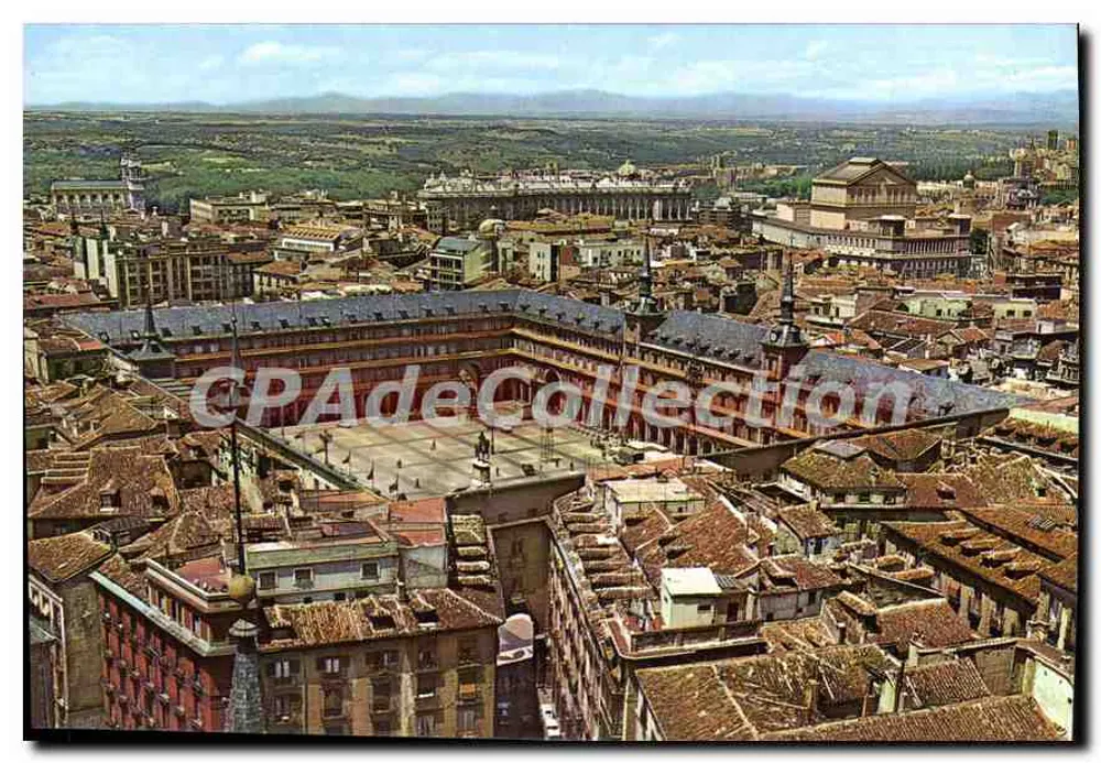 Madrid — vue panoramique de la Plaza Mayor — éditeur Vicente Martínez, n° 194 - Recto