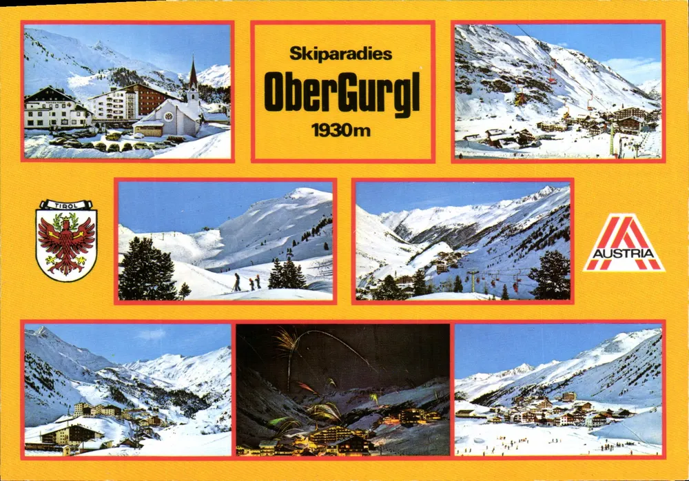 OberGurgl — Skiparadies 1930m — Verlag Werner Luhmann - Awers