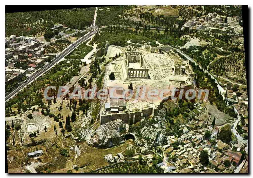 Atenas - Vista aérea da Acrópolis — Edição Astiowcopoulos Frères, n° 16776 - Frente