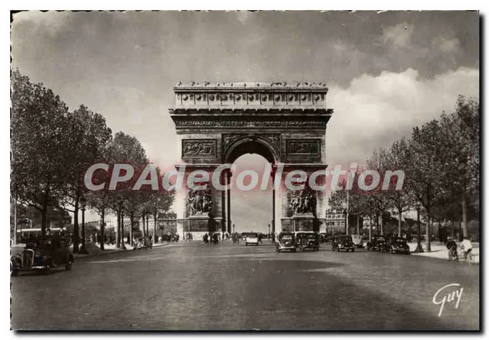 Arc de Triomphe — Avenue des Champs-Élysées — Éditeur André LECONTE - Recto