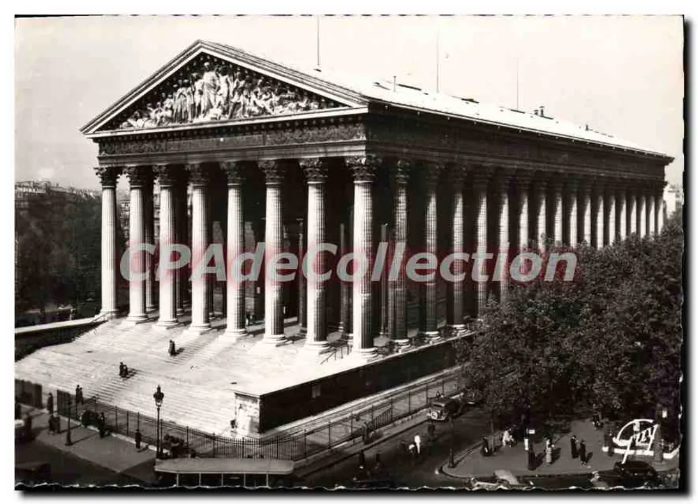 Paris et ses merveilles — Église de la Madeleine (1806) — André LECONTE, Édition Française, n° 7.029 - Recto
