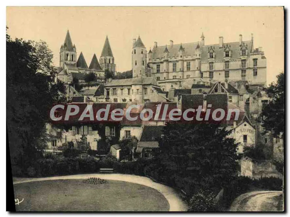 Loches — Das Königliche Schloss und die Kollegiatekirche Saint-Ours — Verlag: N. ROLPUS - Vorderseite