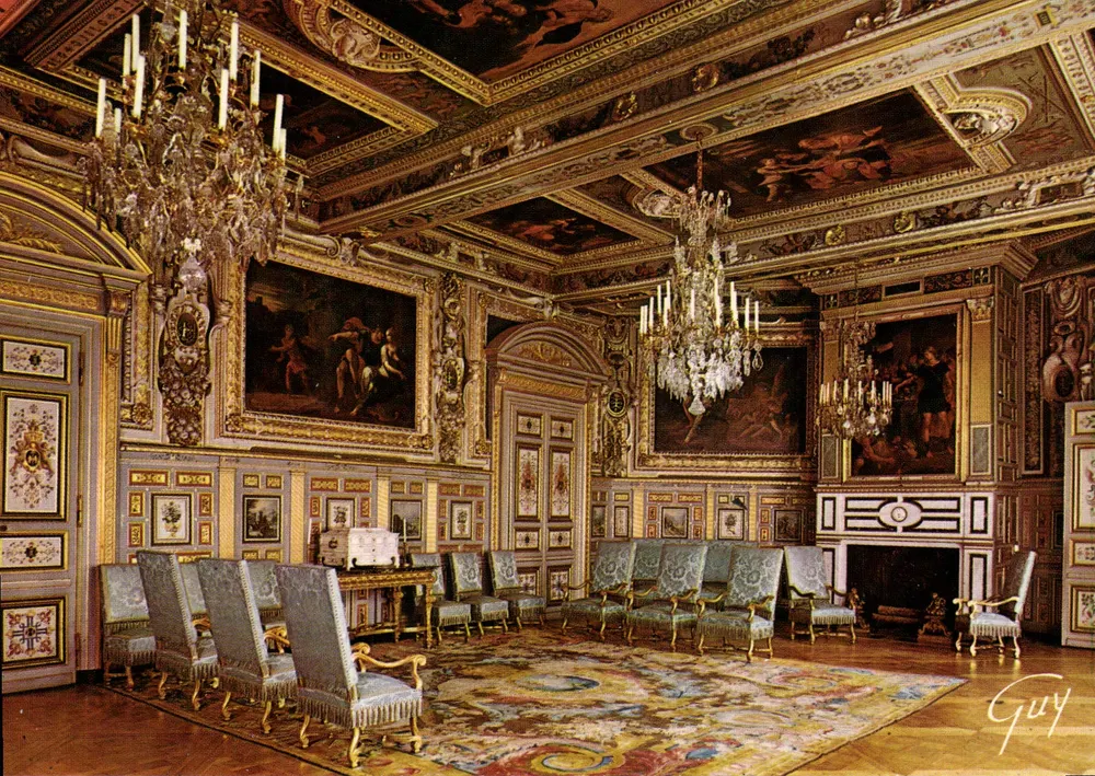 Fontainebleau - Salão Luís XIII — Editor GUY, n° 5972 - Frente
