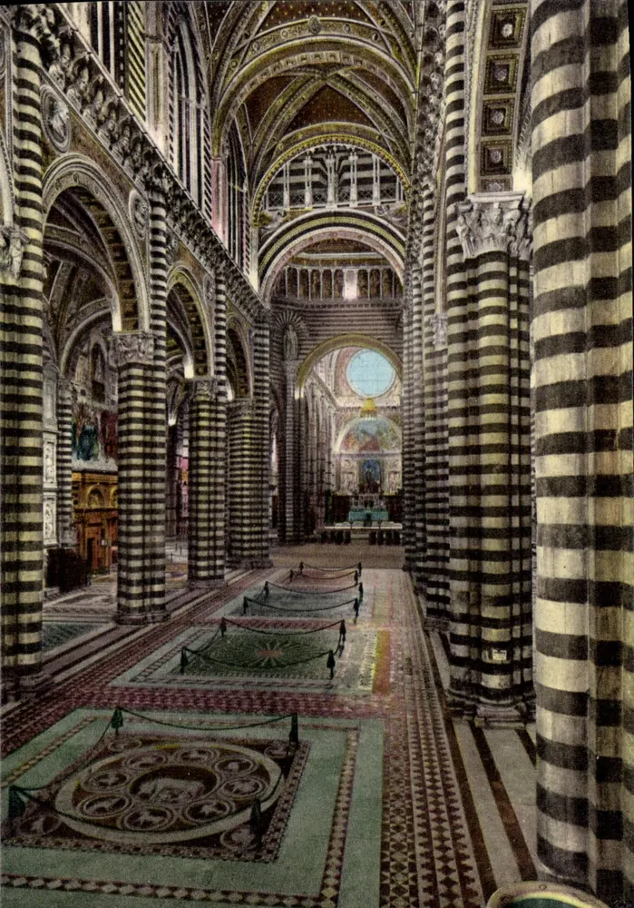 Siena — Innenansicht der Kathedrale — Ditta Stefano Venturini, Siena, Nr. 64 - Vorderseite