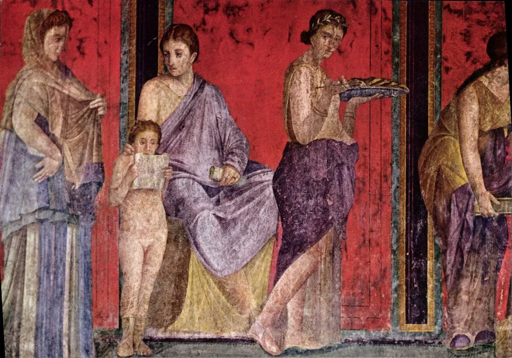 Pompeii - Villa der Geheimnisse — Die rituelle Lesung — SAR n°129 - Vorderseite