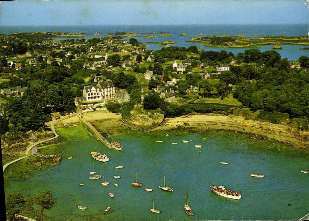 Ile de Bréhat — Port-Clos — Les Éditions du Gabier - Frente