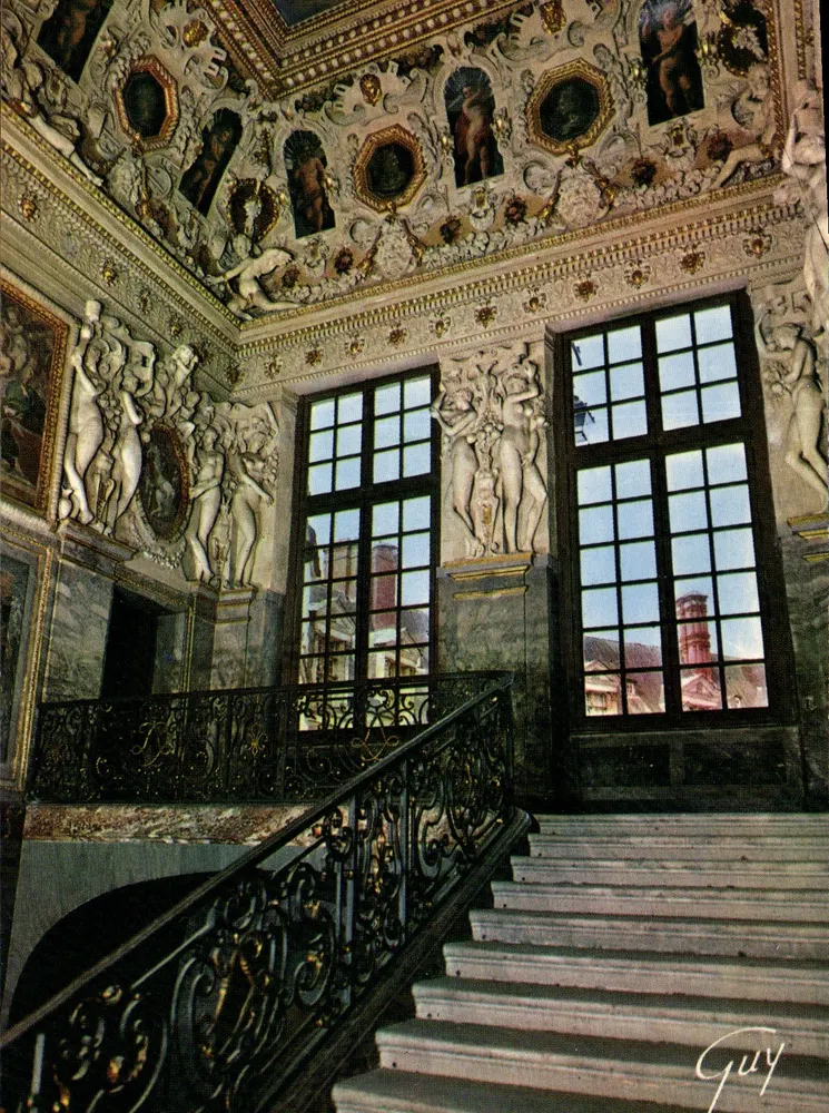 Fontainebleau — Escalier du Roi ou escalier d'honneur — Édition GUY, n°5983 - Vorderseite