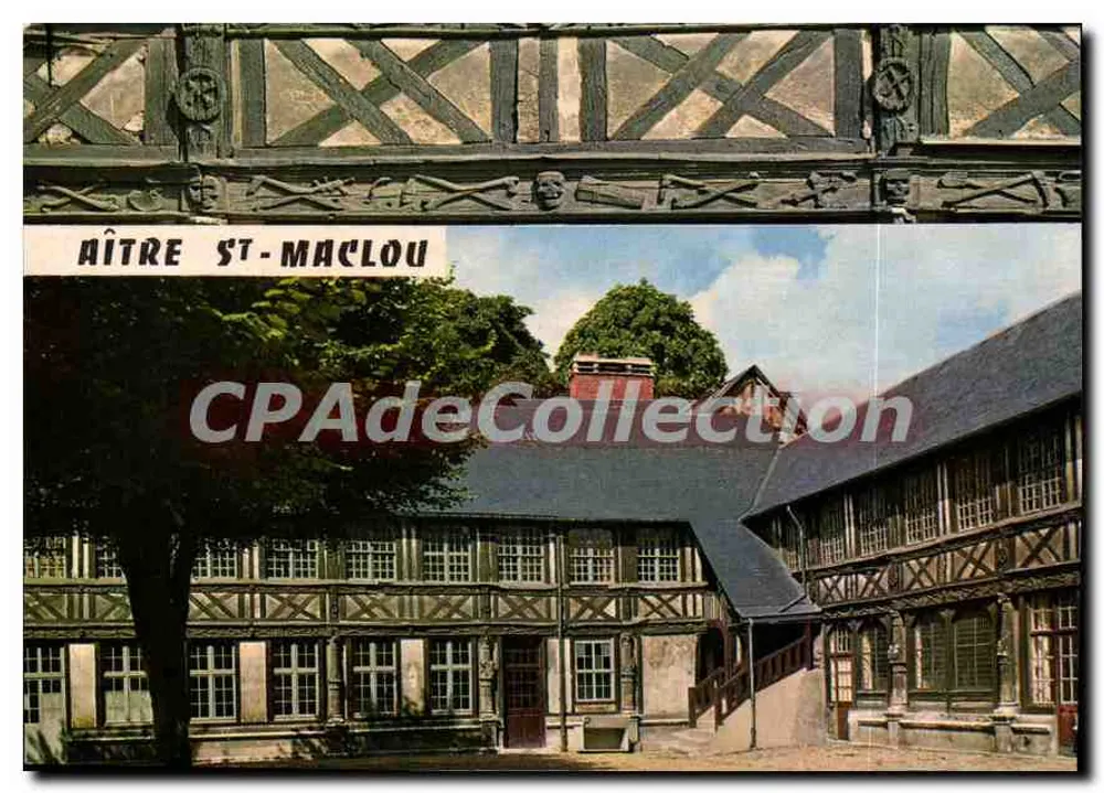 Aître St-Maclou — édifice médiéval à frises macabres — Éditions GREFF - Vorderseite