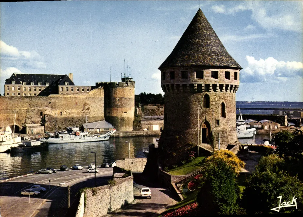 La Tour Tanguy und das Schloss — Brest — Éditions d'Art 'Jack' Louannec, n°790 - Vorderseite