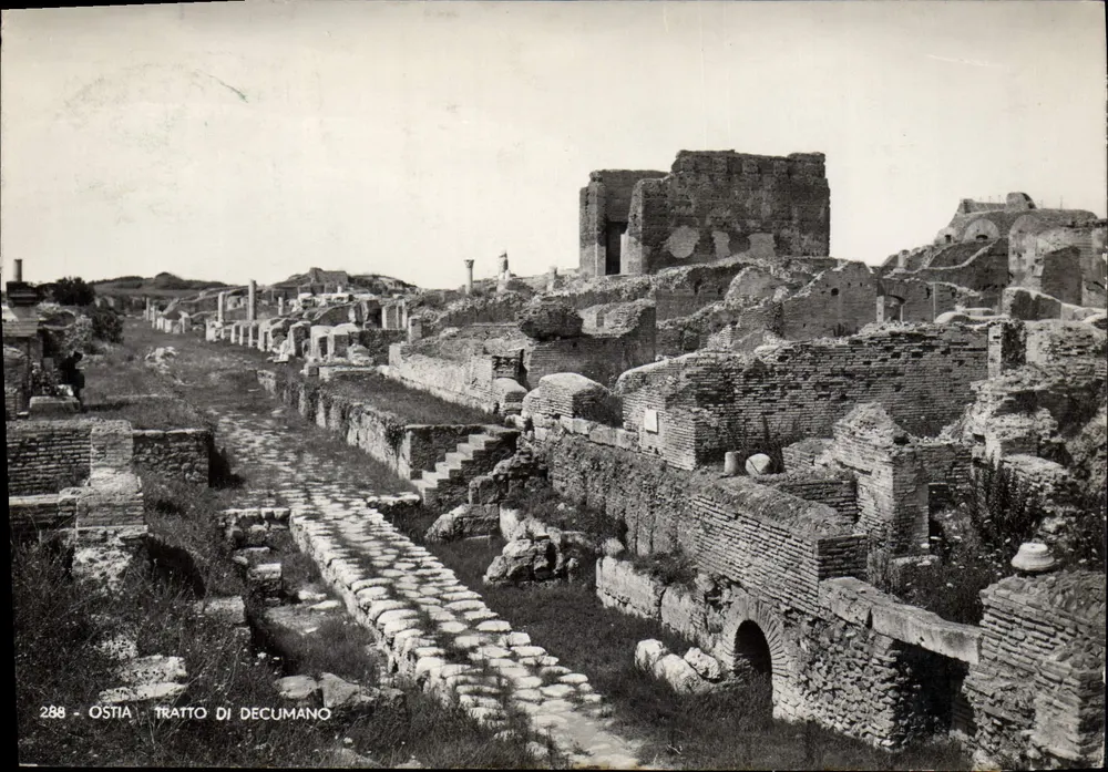 Ostia — Tratto di Decumano — Éditeur inconnu, n° 288 - Vorderseite