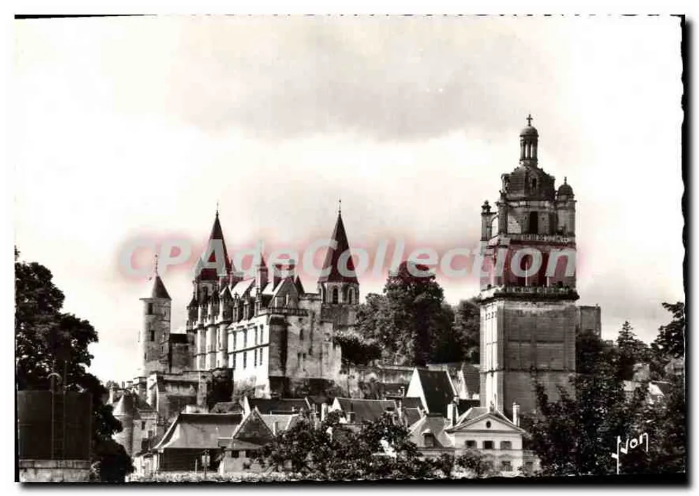 Loches (l.-et-L.) — Ansicht der Saint-Antoine-Turm und des Schlosses — Les Éditions d'Art - Vorderseite