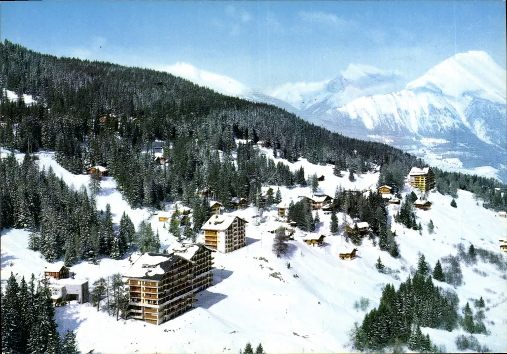Les Collons - Valais — ao pé do Thyon 2000 — Éditions Jubin-Vétroz, n°8052 - Frente