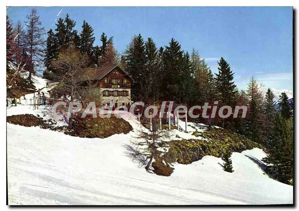 Cabana de Thyon - Valais — Restaurante La Matze — Edições Jubin 1963 - Frente