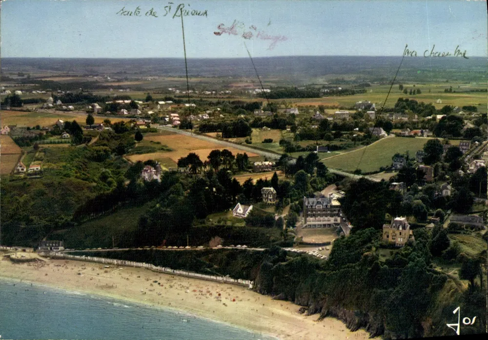Vista della spiaggia dei Godelins a St-Briouan — Editore La Bretagne en Couleurs, n° V.491 - Recto