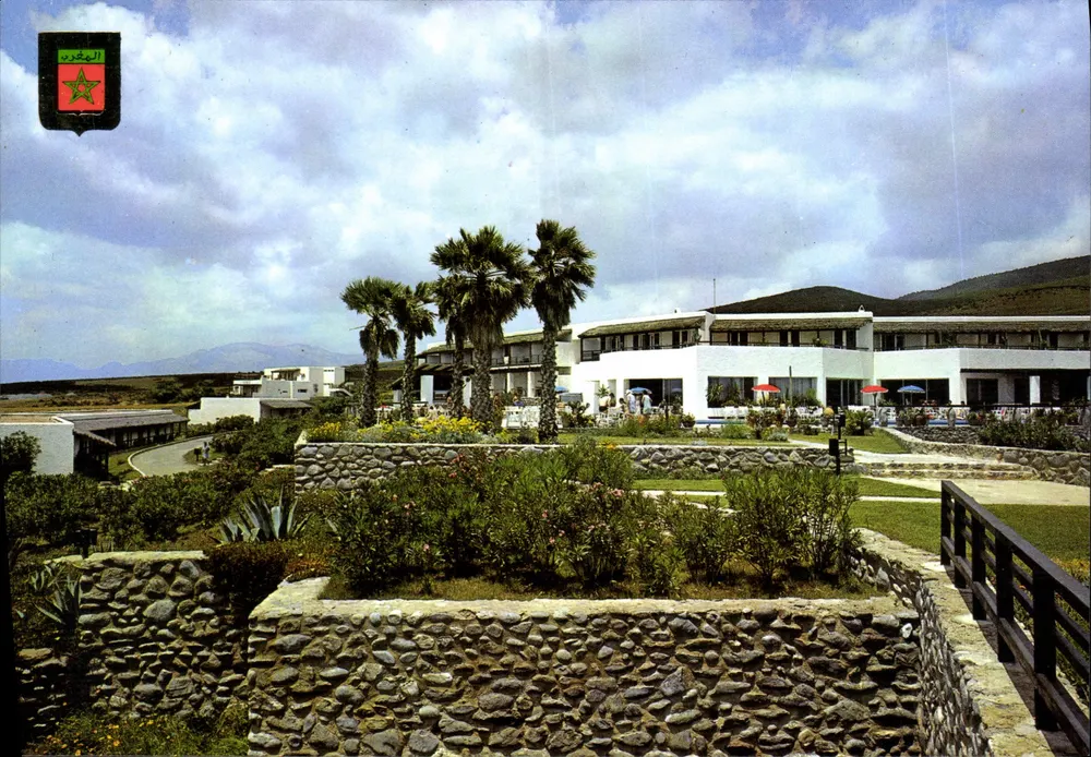 Hotel de la playa en Essaouira — Marruecos — editor no identificado, número de serie ilegible - Anverso