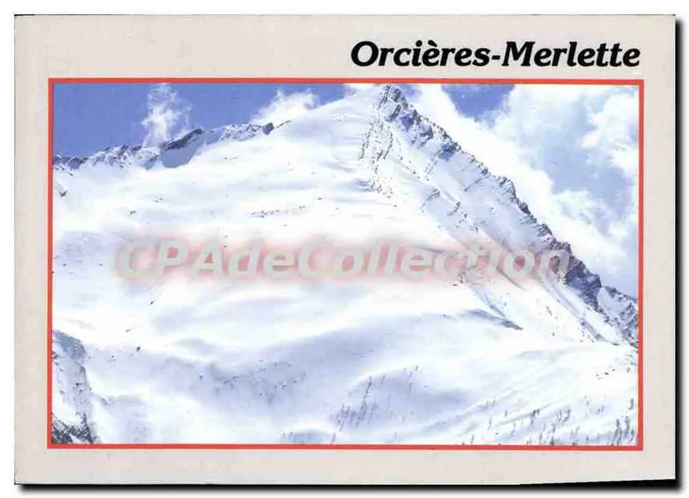 Orcières-Merlette — uitzicht op de sneeuwbedekte bergen — Edities S.M.D. - Voorkant