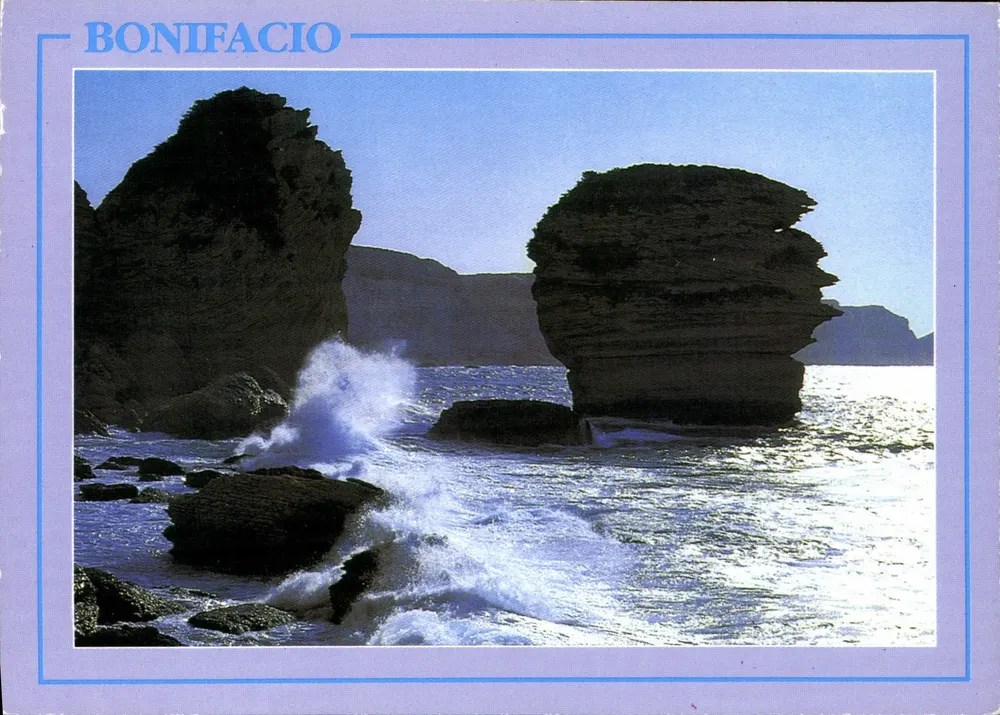 Bonifacio — Felsen von Grain de Sable — Reize und Farben der Corse - Vorderseite