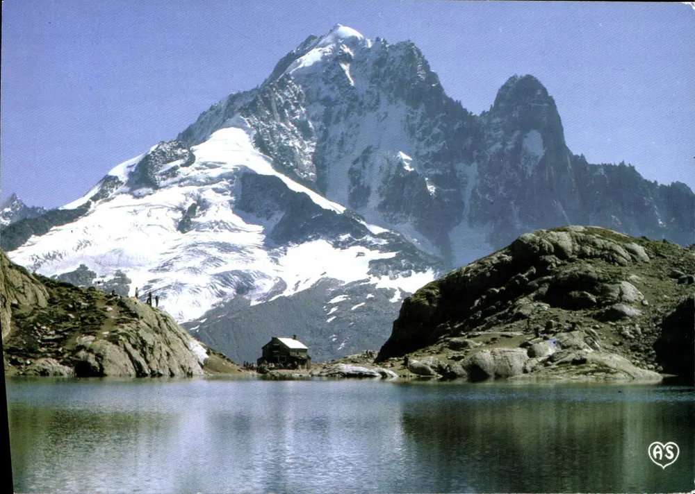 Mont-Blanc-Massiv — See Blanc (4122 m), die Aiguille Verte (4122 m) und die Drus (3754 m) — S.E.C.A. Fournier, n° 6063 - Vorderseite