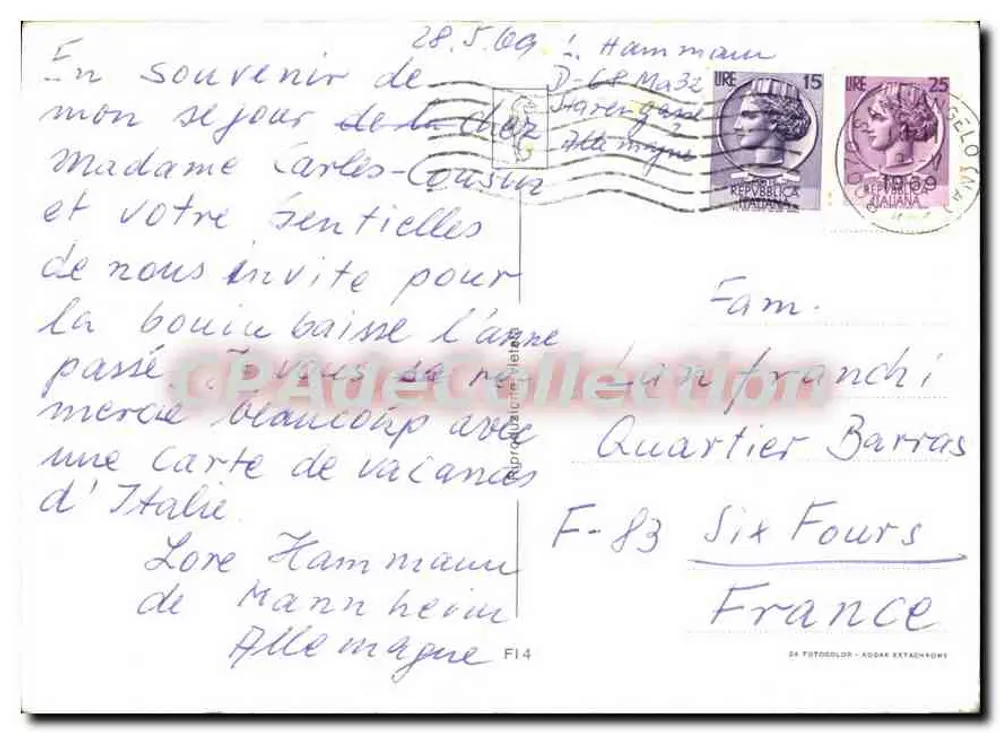इसोला वर्डे — ली इले वर्डे के स्मृति — एडिटर F-83 - पीछे