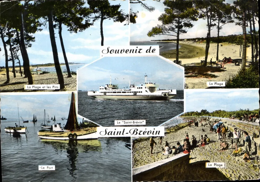 Saint-Brévin — Lembranças da praia e do porto — Cie des Arts Photomécaniques - Frente