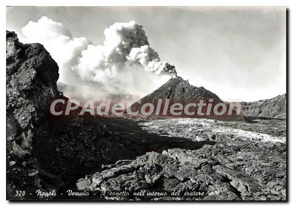 Naples - Vesuvius - Der Kegel im Kraterinneren - Vorderseite