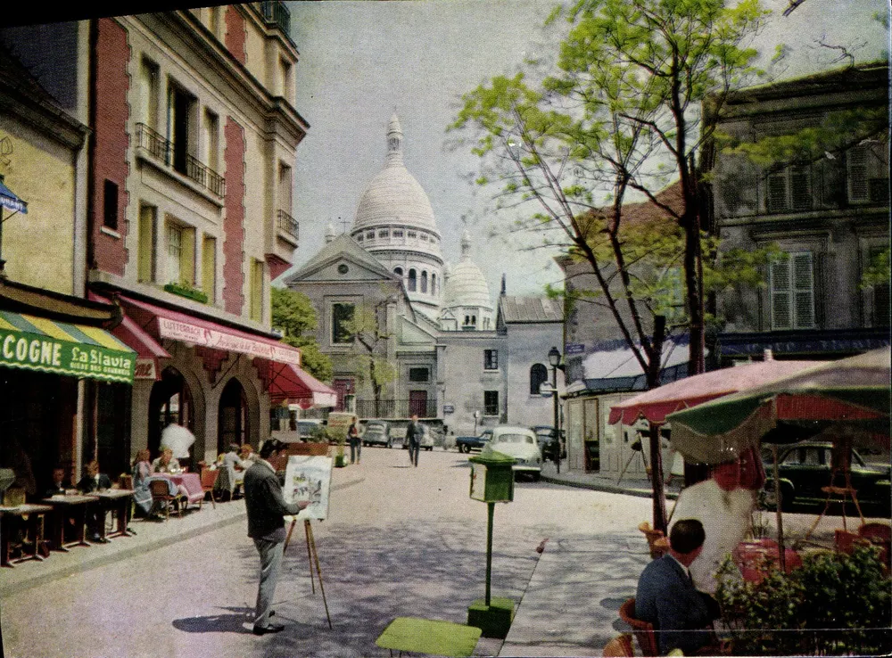 Paris — A Praça do Tertre — Edições Michel Seraillier - Frente
