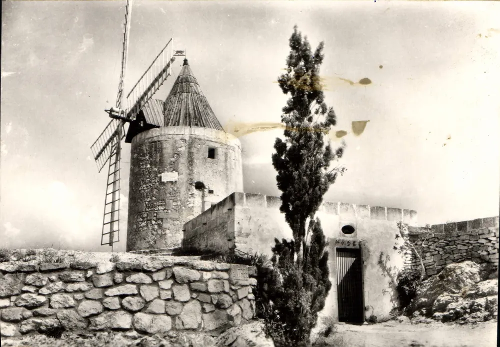 Mühle von Alphonse Daudet in Fontvieille — Landschaften der Provence — Éditions J. Cellard - Vorderseite