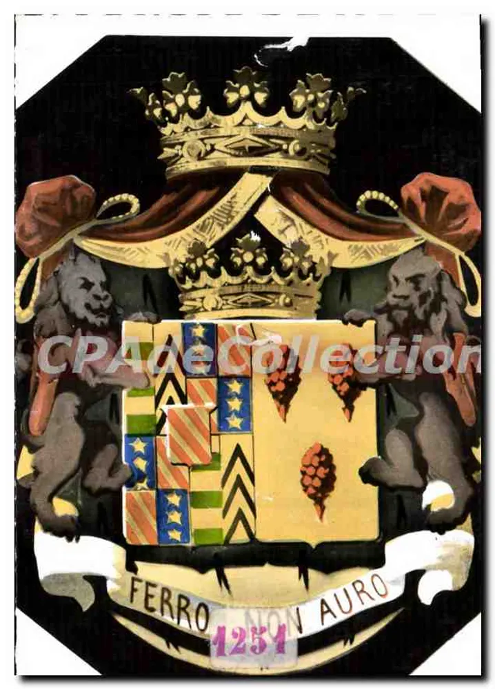 Luzes (Gard) — 1. Herzogtum Frankreich — Wappen des Schlosses — Éditions S.L. Lyon - Vorderseite