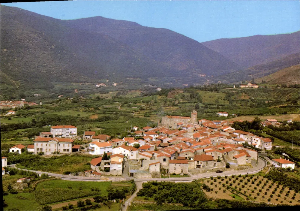 Molitg-les-Bains — Dorf aus der Luft gesehen — Editions 'SL' Villeurbanne - Vorderseite