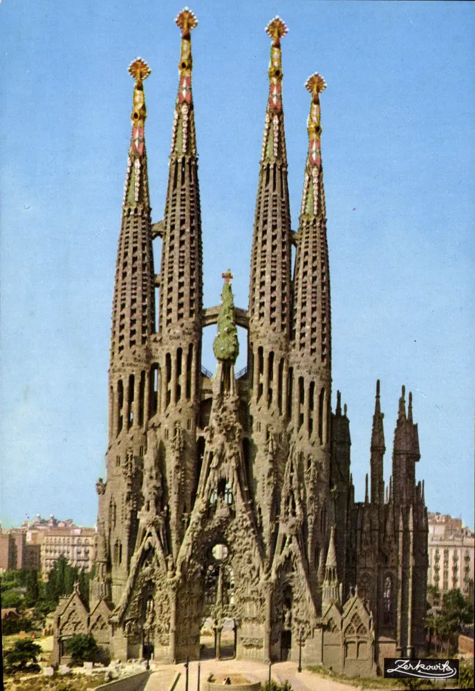 Sagrada Família — Expiatorisch Tempel — A. Zerkowitz - Voorkant