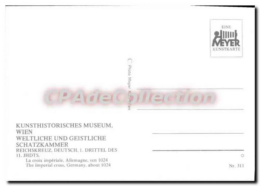 Imperiale Kreuz — Deutschland, um 1024 — Edition Meyer, Nr. 311 - Rückseite