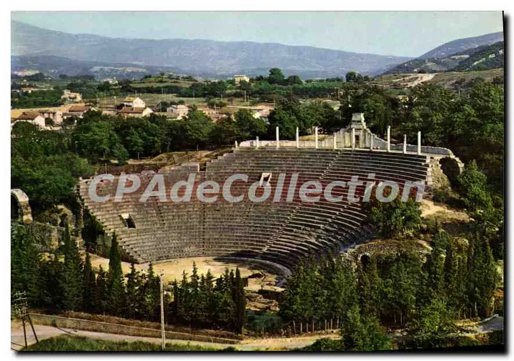 Vaison la Romaine — O Teatro Antigo — Éditions J. Cellard - Frente
