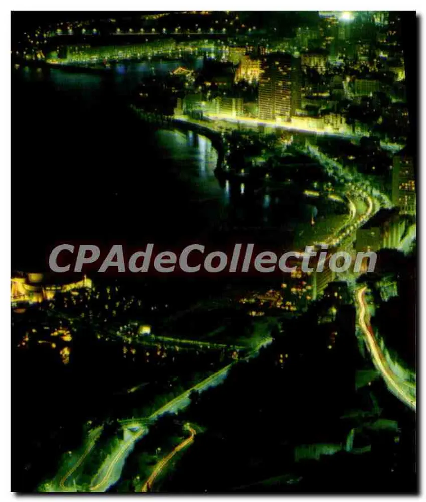 Monte Carlo — Vista geral à noite — Éditions Limp, Paris - Frente