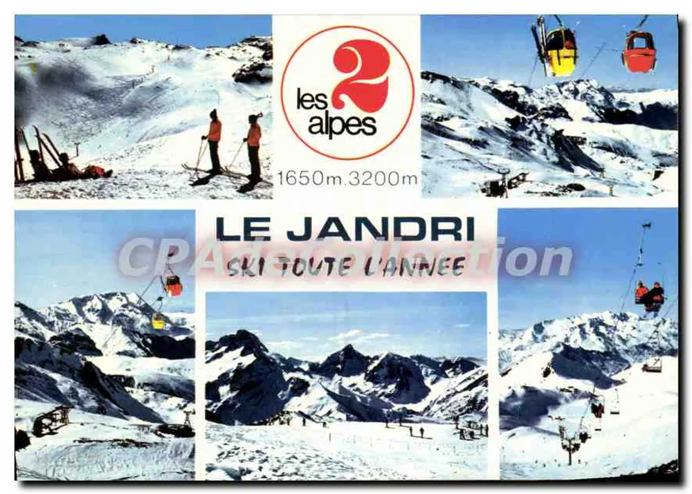 Le Jandri — Les 2 Alpes — Verlag Grenoble SPADEM, Nr. 80 - Vorderseite