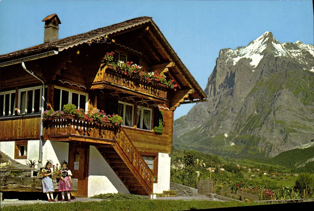 Grindelwald - Wetterhorn — cảnh núi — Photoglob-Wehrli AG, Zürich - Mặt trước