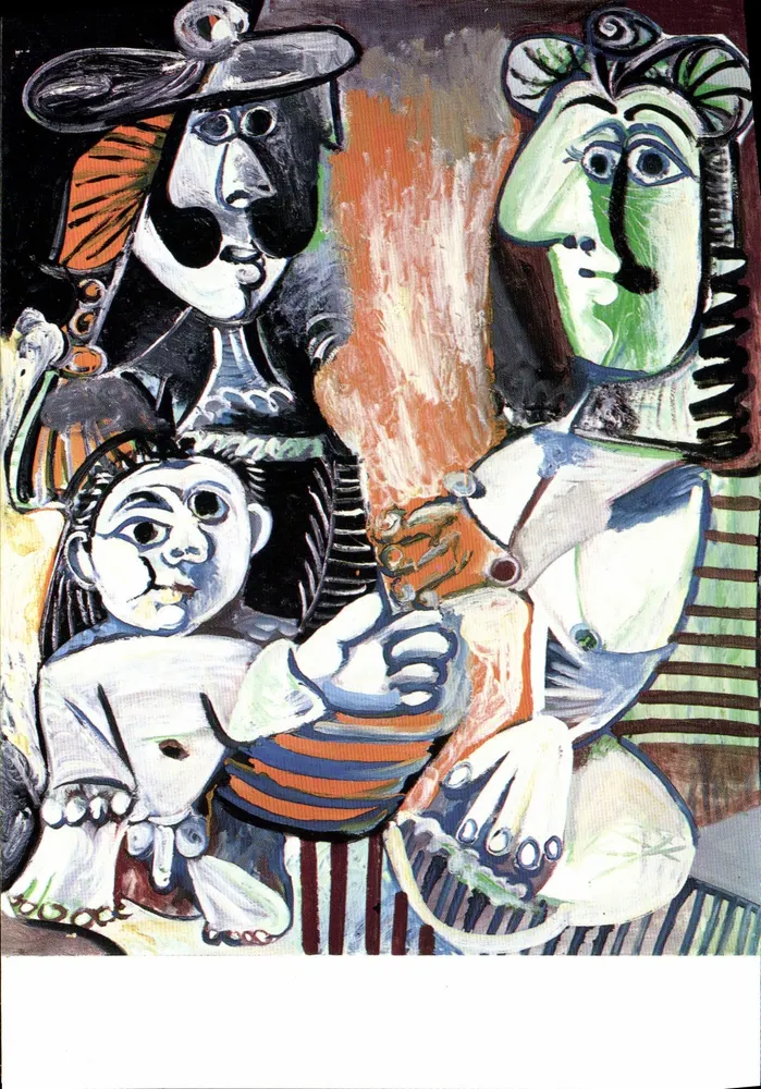 Семья — работа Пабло Пикассо (1970) — Éditions de la réunion des musées nationaux, 1979 - Лицевая сторона