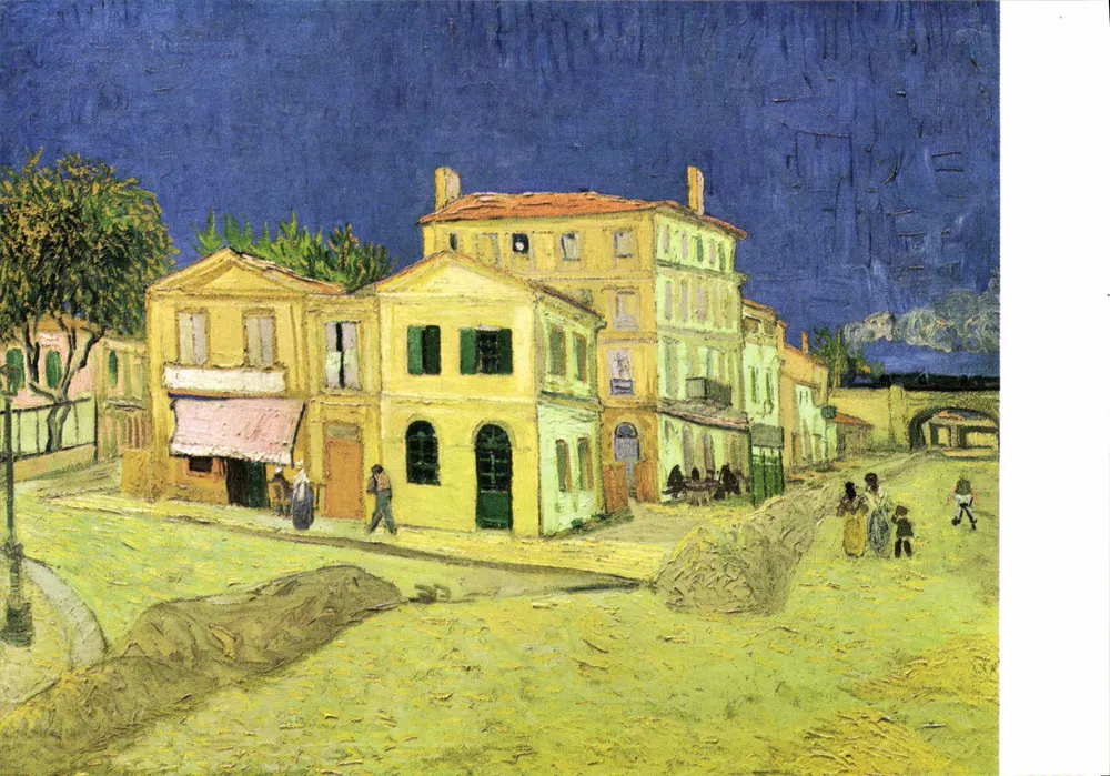 A casa de Vincent em Arles — pintura de Vincent van Gogh — edição Van Gogh Museum Amsterdam - Frente