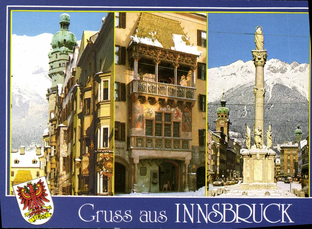 Innsbruck — winterpanoramaische Ansicht — H. Purner, Nr. 120 - Vorderseite