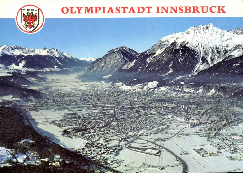 Innsbruck — Olympiastadt — Ausgabe FÖ 60 099 A - Vorderseite