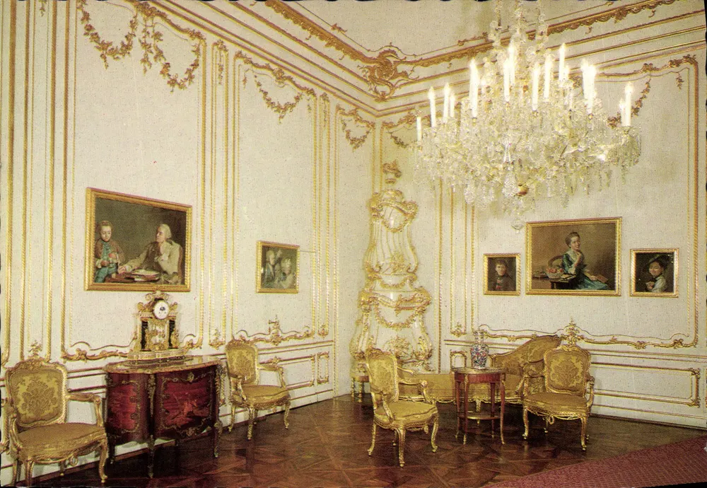 Salón Gelber — Castillo de Schönbrunn — CPAdedeCollection - Anverso