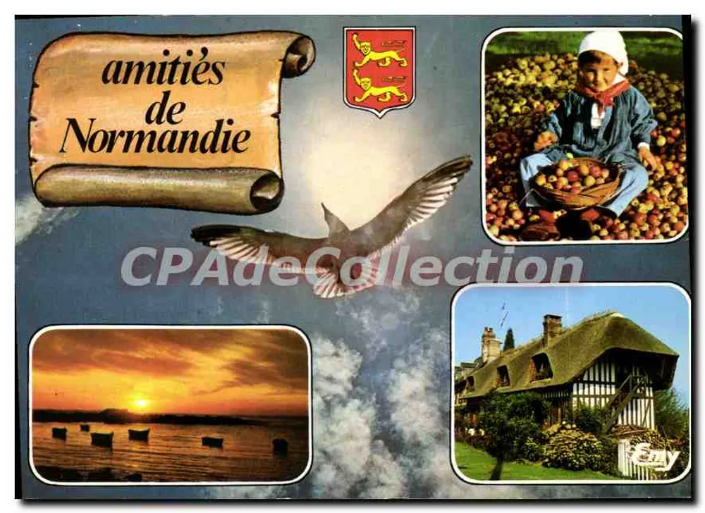 amizades da Normandia — Editor LE GOUBEY, n° 14 A - Frente