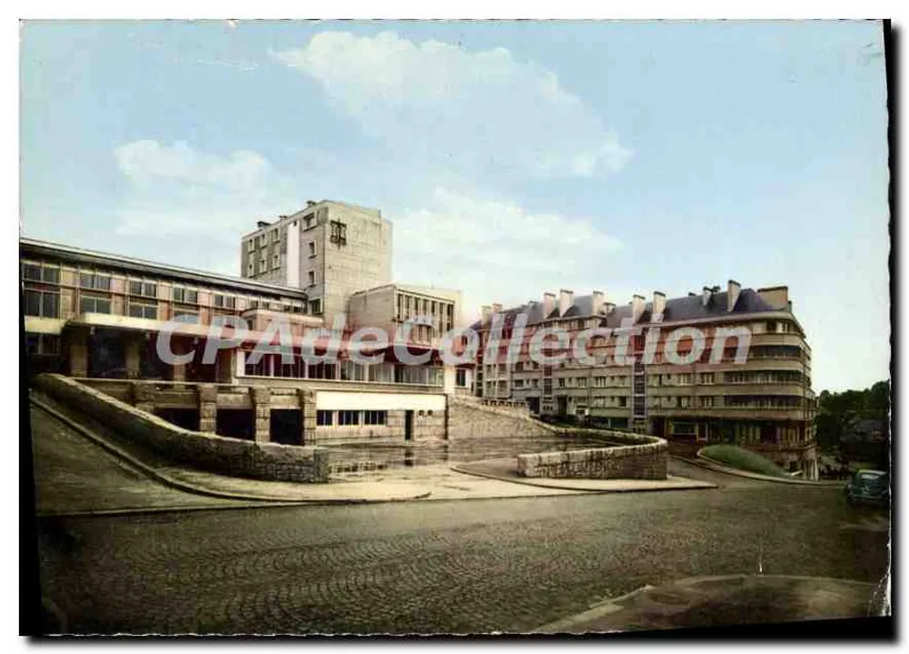 Hôtel de Ville de Vittel — vista arquitetônica — CPAdeCollection - Frente