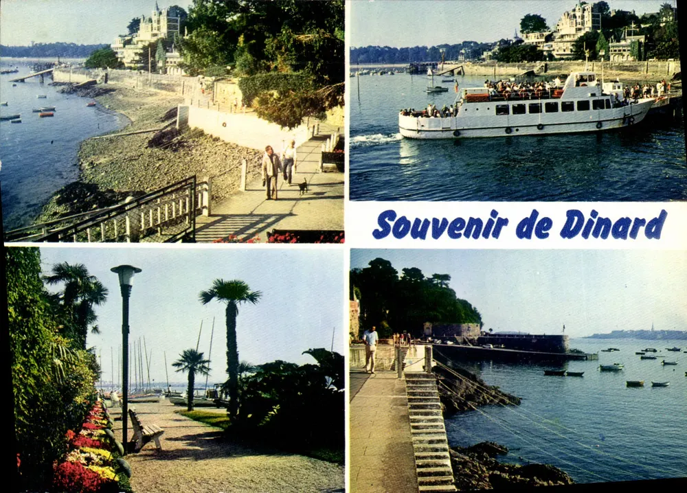 Dinard — Lembrança de Dinard — Impressor Combier - Frente