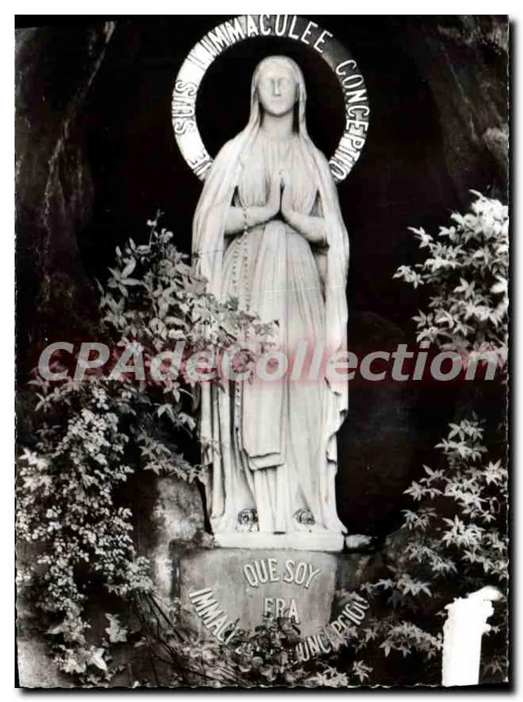 Statue der Unbefleckten Jungfrau — Lourdes — Vertrieb J. NICOLAU - Vorderseite