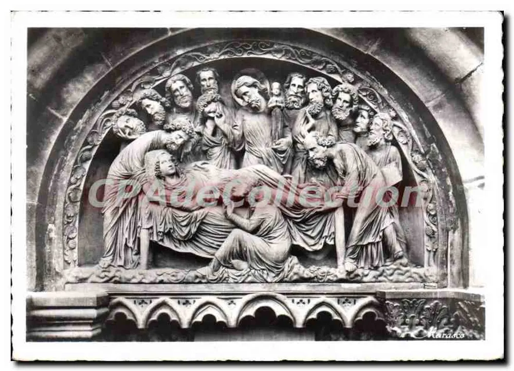 Strasbourg - La Cathédrale - La Mort de la Sainte-Vierge — Édit. d'Art 'Marassa' n° 121 - Recto