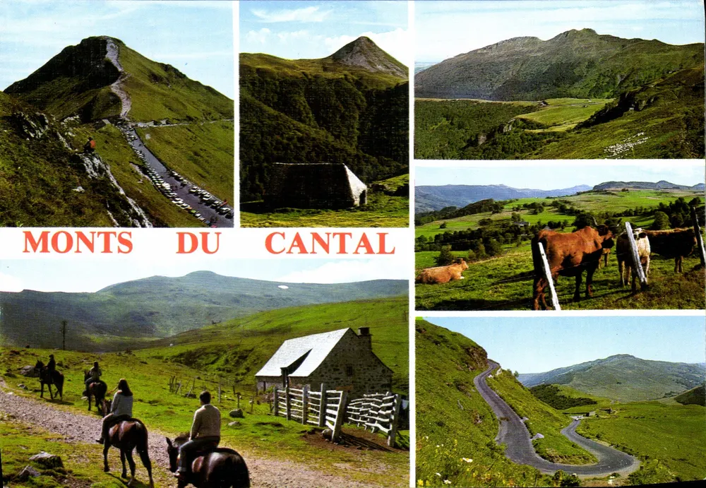 Monts du Cantal — Edizione di Lusso 15-491 — Photo Editions BOS - Recto