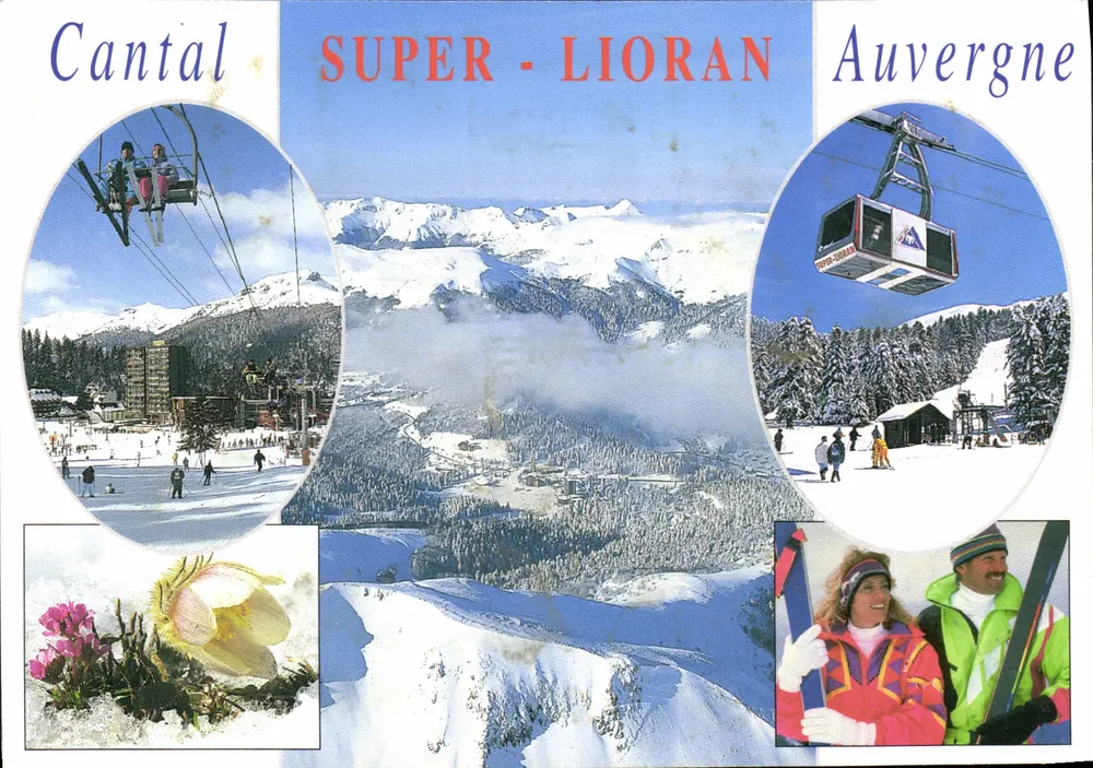 Super-Lioran — Skistation im Cantal — Éditions Bos - Vorderseite