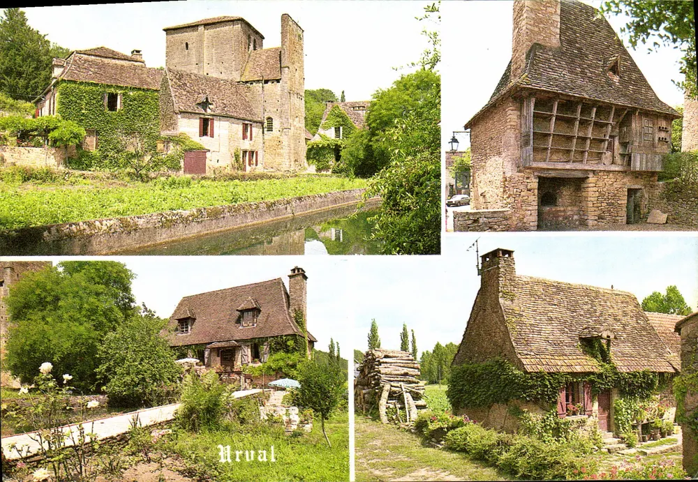 Arvual — Ansicht der befestigten Stadt — Éditions René 24430 Mac sac sur l'Isle (Dordogne) - Vorderseite