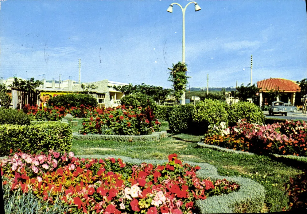 NARBONNE-PLAGE — Hauptstraße und Blumengarten — Collection LEPATHEY - Vorderseite