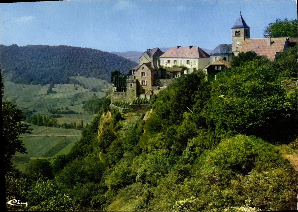 Château-Chalon — Le Promontoire — Wydawca Combier, Mâcon - Awers